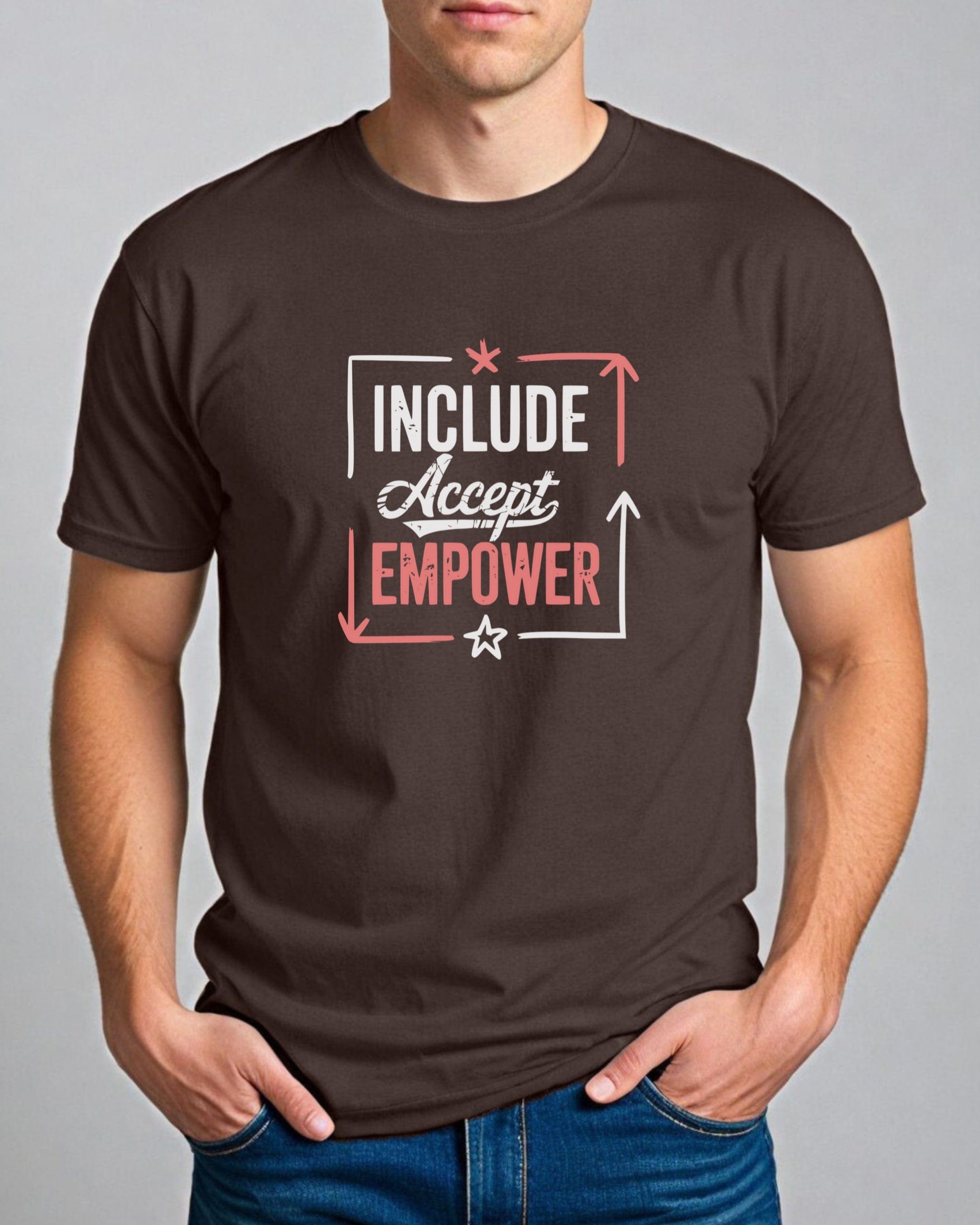 Include Accept Empower Tee-Neurodiversity, ADHD & Autism Awareness & Acceptance T-Shirt by Daily Bloom