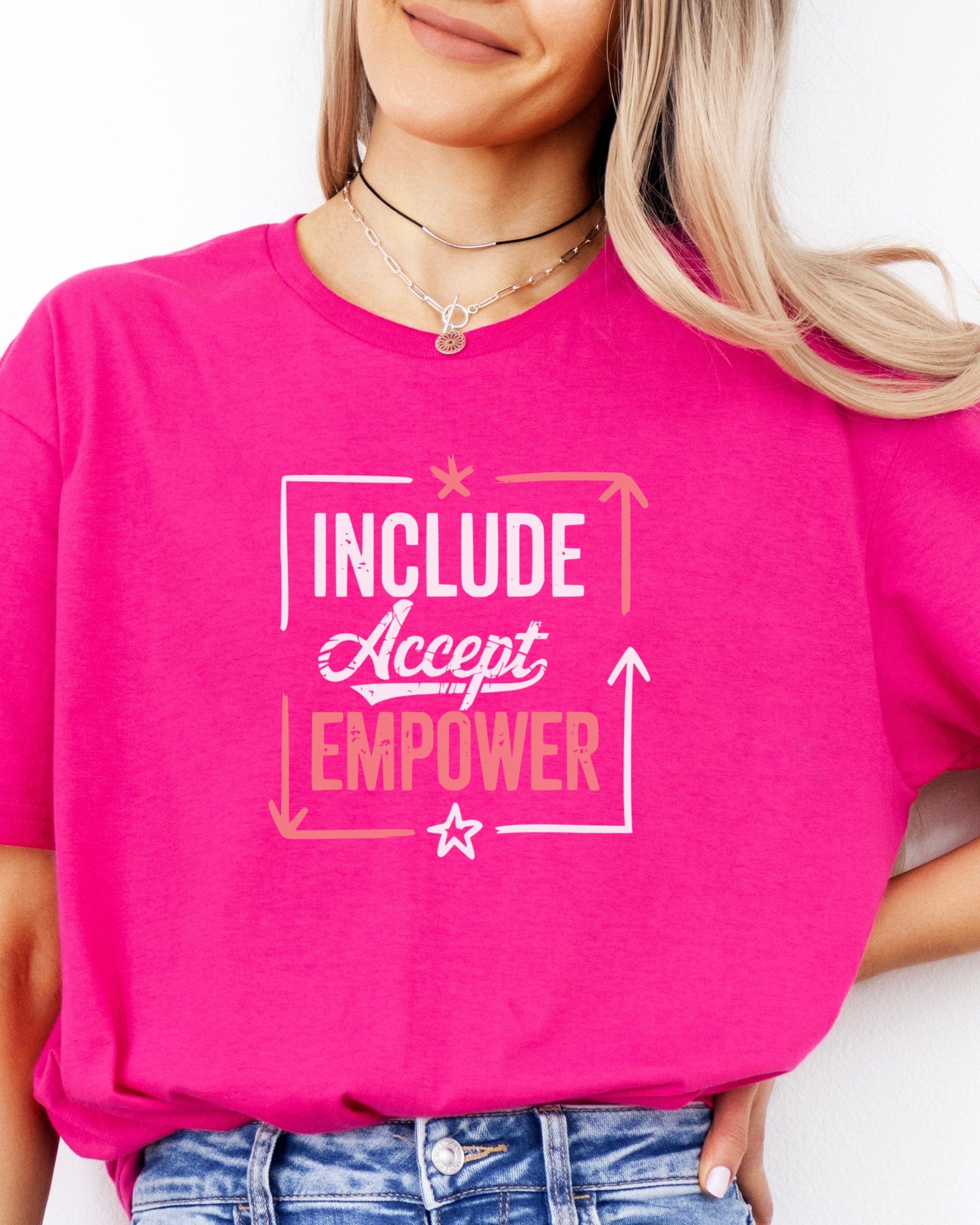 Include Accept Empower Tee-Neurodiversity, ADHD & Autism Awareness & Acceptance T-Shirt by Daily Bloom