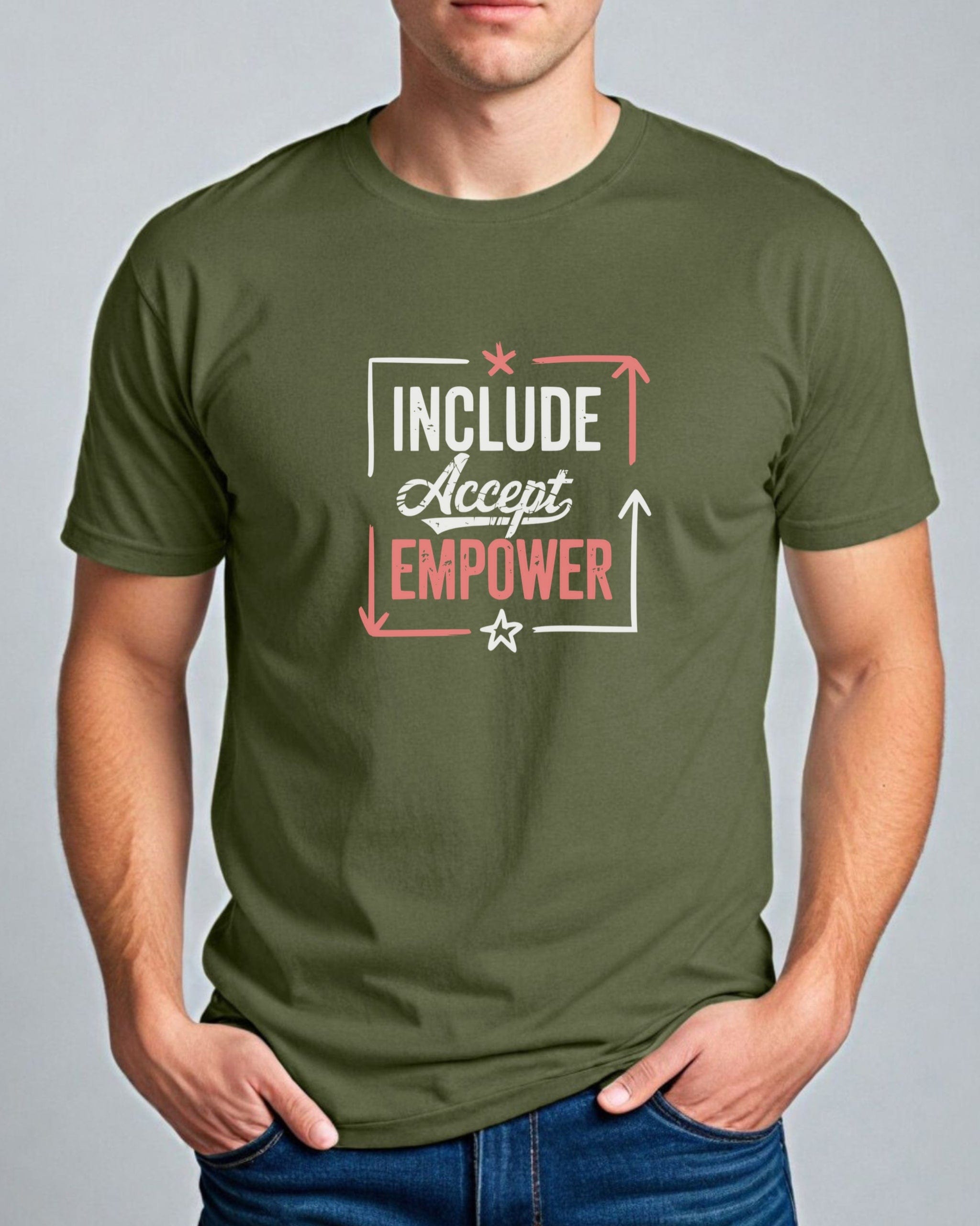 Include Accept Empower Tee-Neurodiversity, ADHD & Autism Awareness & Acceptance T-Shirt by Daily Bloom