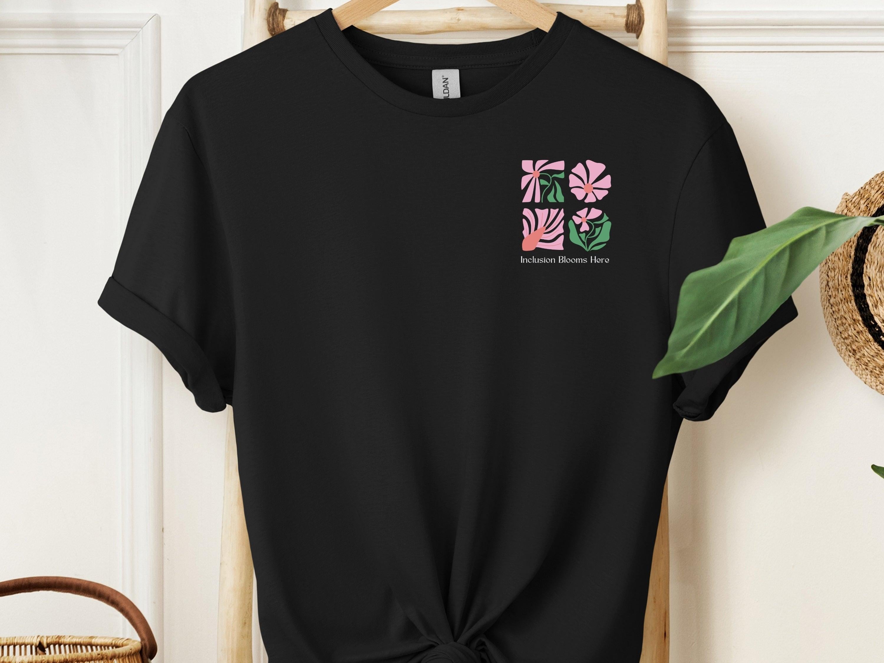 Inclusion Blooms Here Tee-Neurodiversity, ADHD & Autism Awareness & Acceptance T-Shirt by Daily Bloom