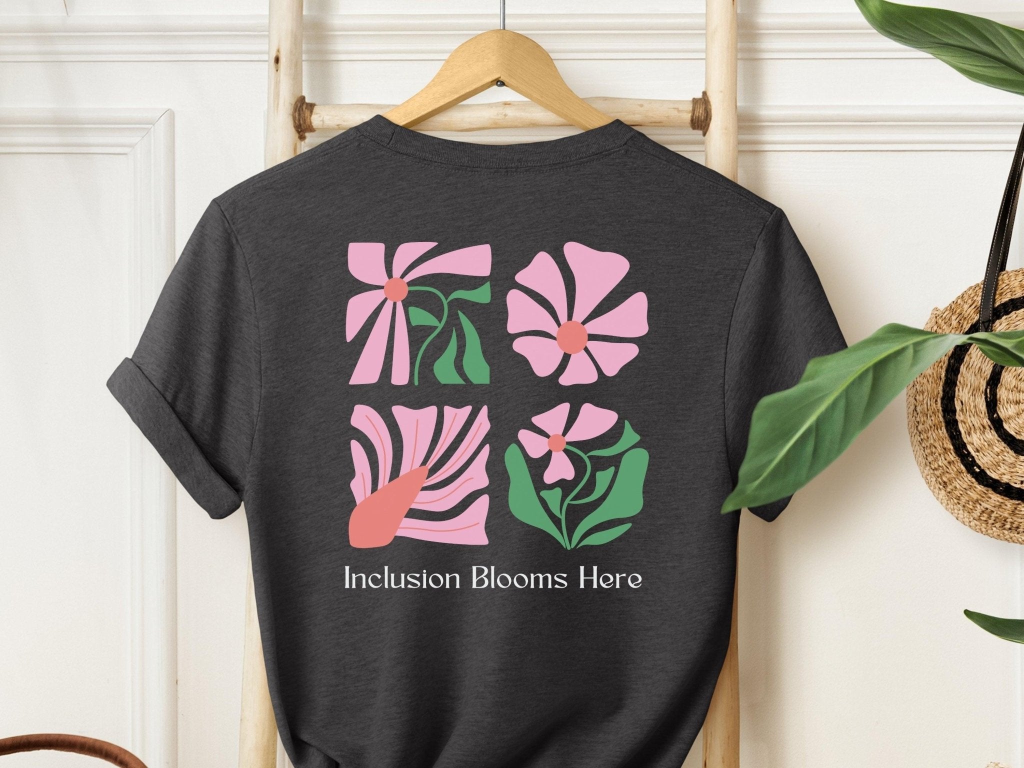 Autism T-Shirt - Inclusion Blooms Here Tee - Daily Bloom