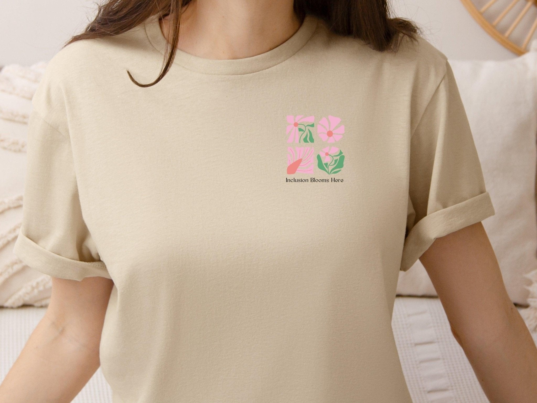 Autism T-Shirt - Inclusion Blooms Here Tee - Daily Bloom