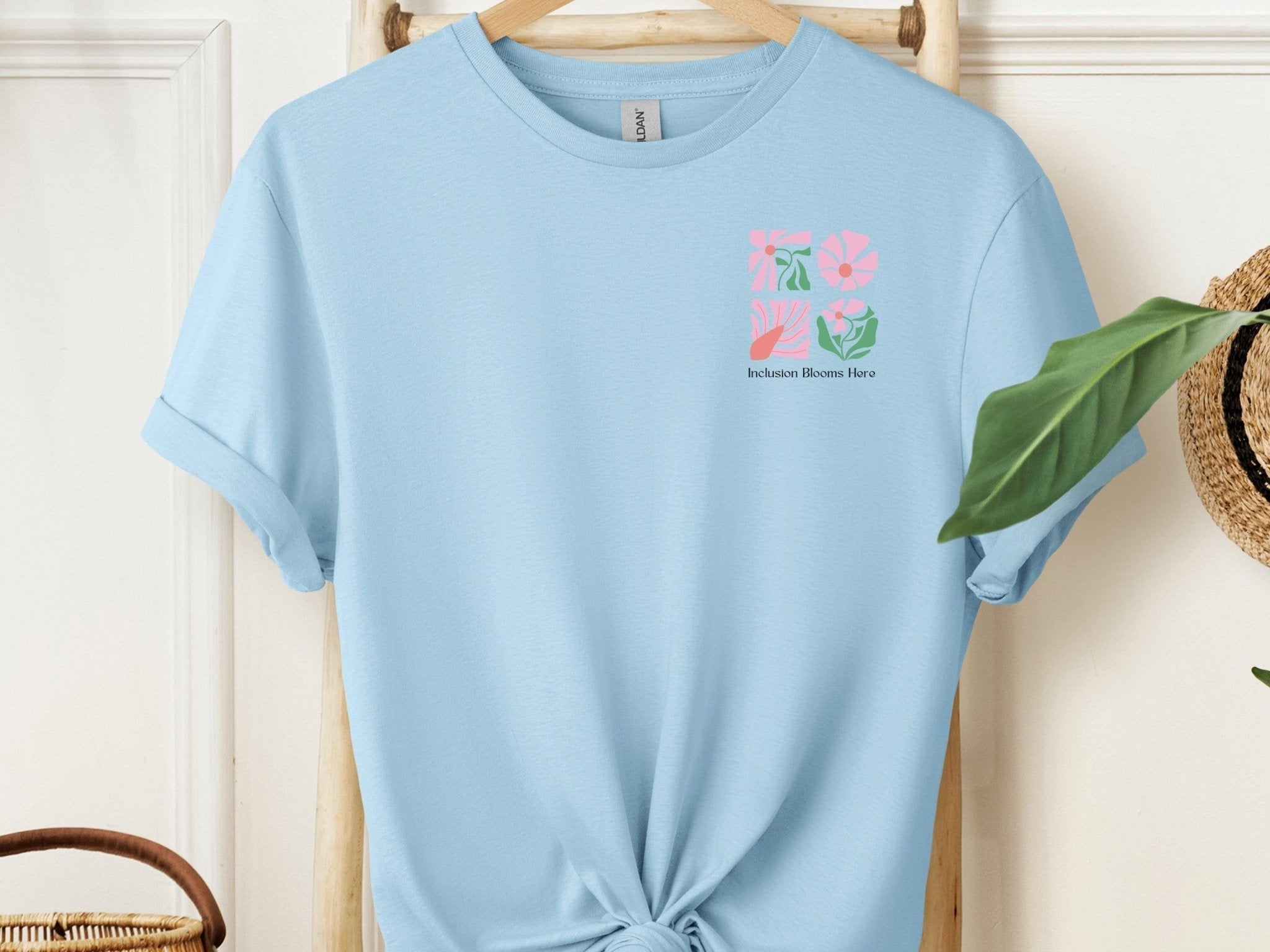 Autism T-Shirt - Inclusion Blooms Here Tee - Daily Bloom