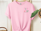 Inclusion Blooms Here Tee-Light Pink-Neurodiversity, ADHD & Autism Awareness & Acceptance T-Shirt by Daily Bloom