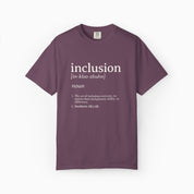 Autism T-Shirt By Daily Bloom Inclusion Definition - Southern Style Comfort Colors Tee Berry / S
