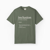 Autism T-Shirt By Daily Bloom Inclusion Definition - Southern Style Comfort Colors Tee Moss / S