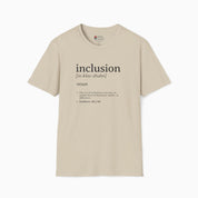 Autism T-Shirt By Daily Bloom Inclusion Definition - Southern Style Tee Sand / S