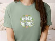 Kindness + Acceptance Tee-Neurodiversity, ADHD & Autism Awareness & Acceptance T-Shirt by Daily Bloom