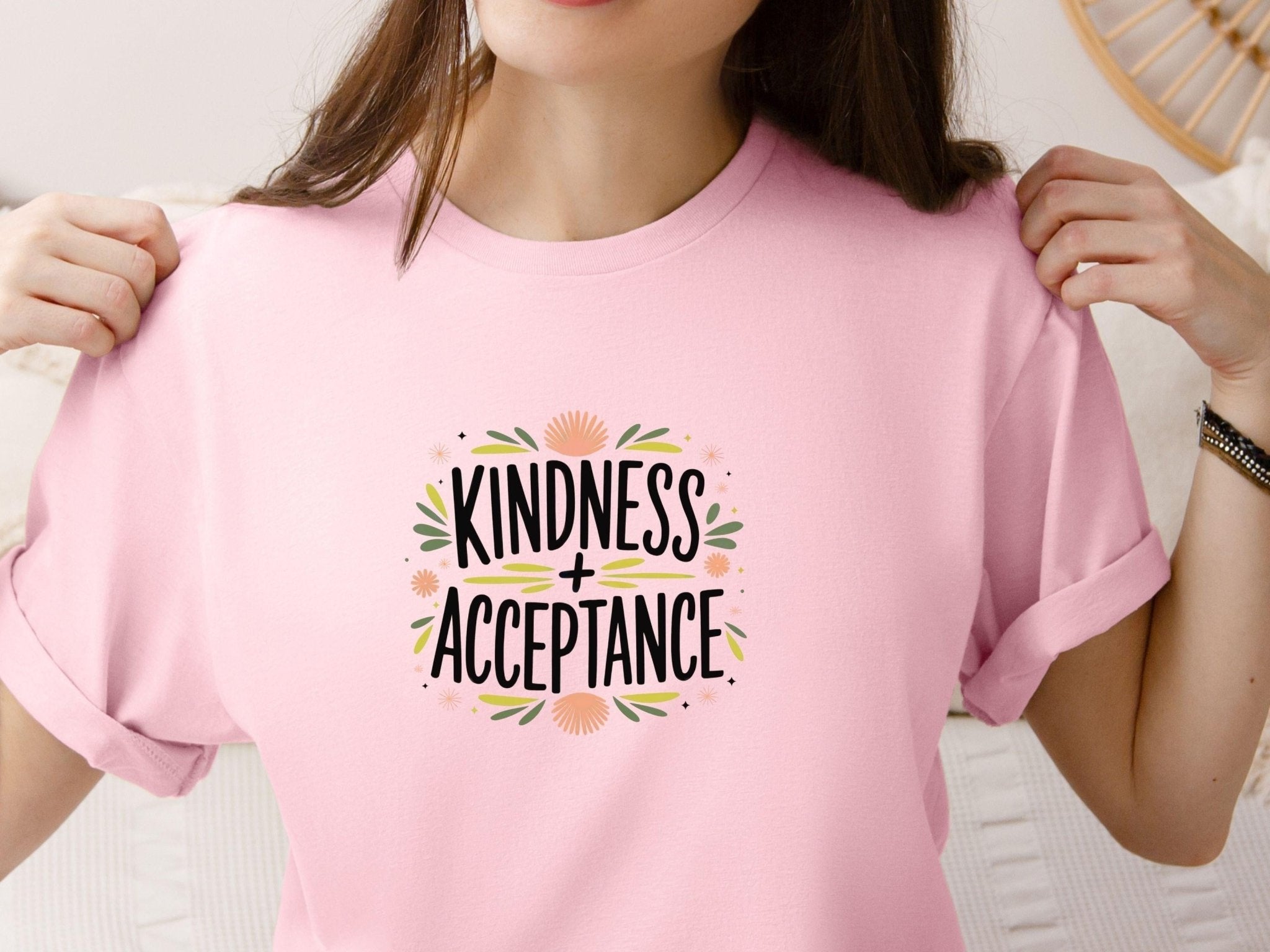 Autism T-Shirt - Kindness + Acceptance Tee - Daily Bloom