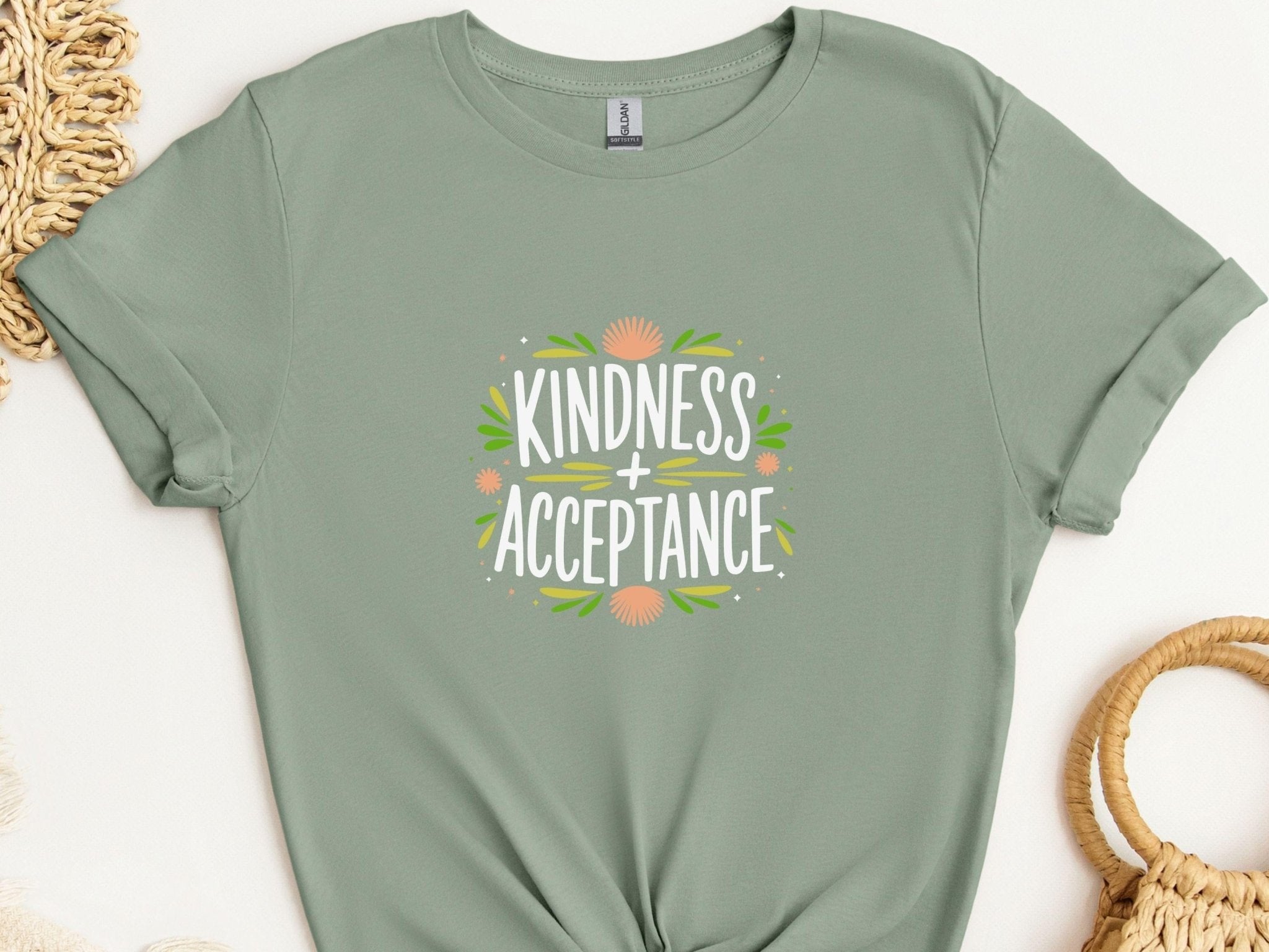 Autism T-Shirt - Kindness + Acceptance Tee - Daily Bloom