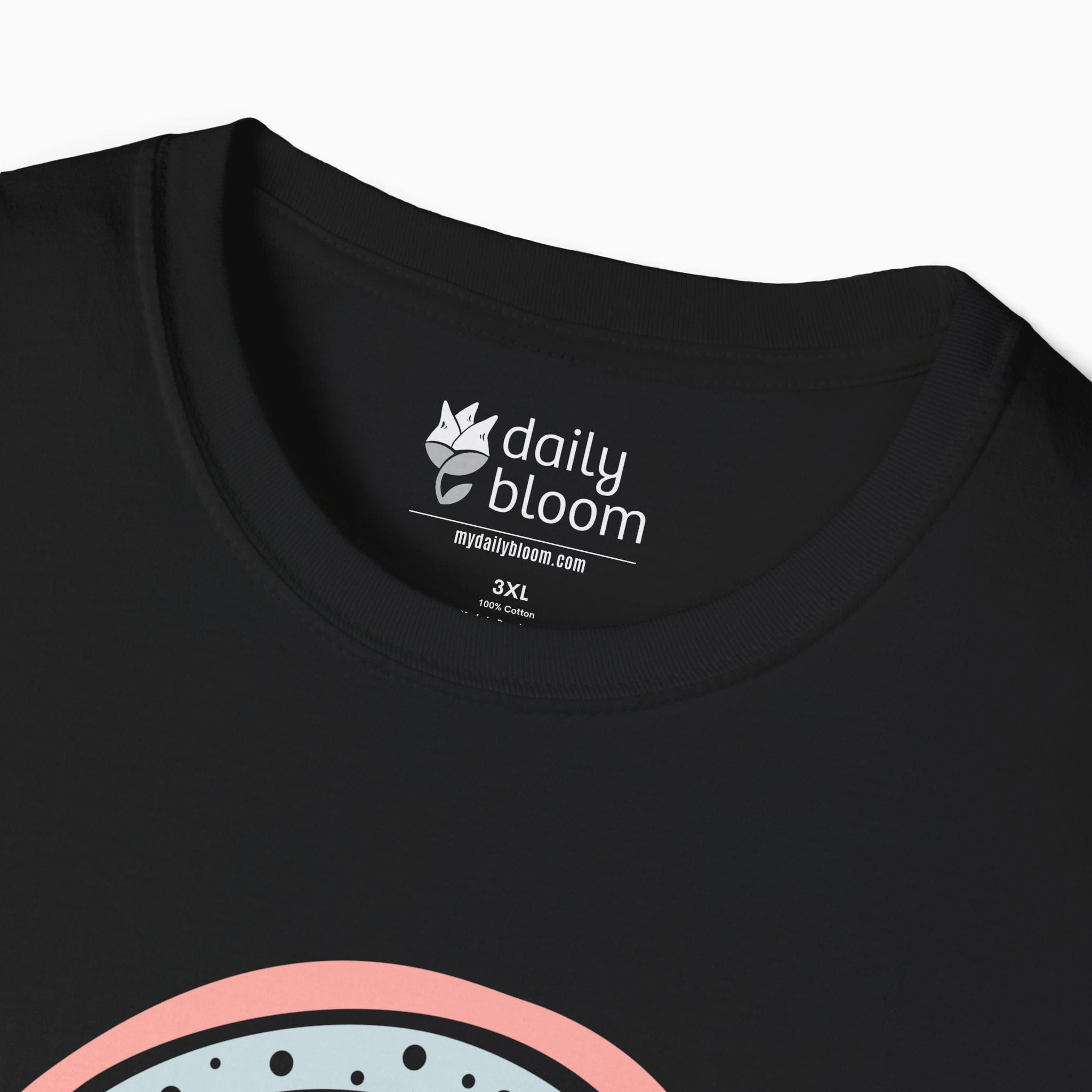 Autism T-Shirt By Daily Bloom Life Happens Visuals Help Tag-Free Tee