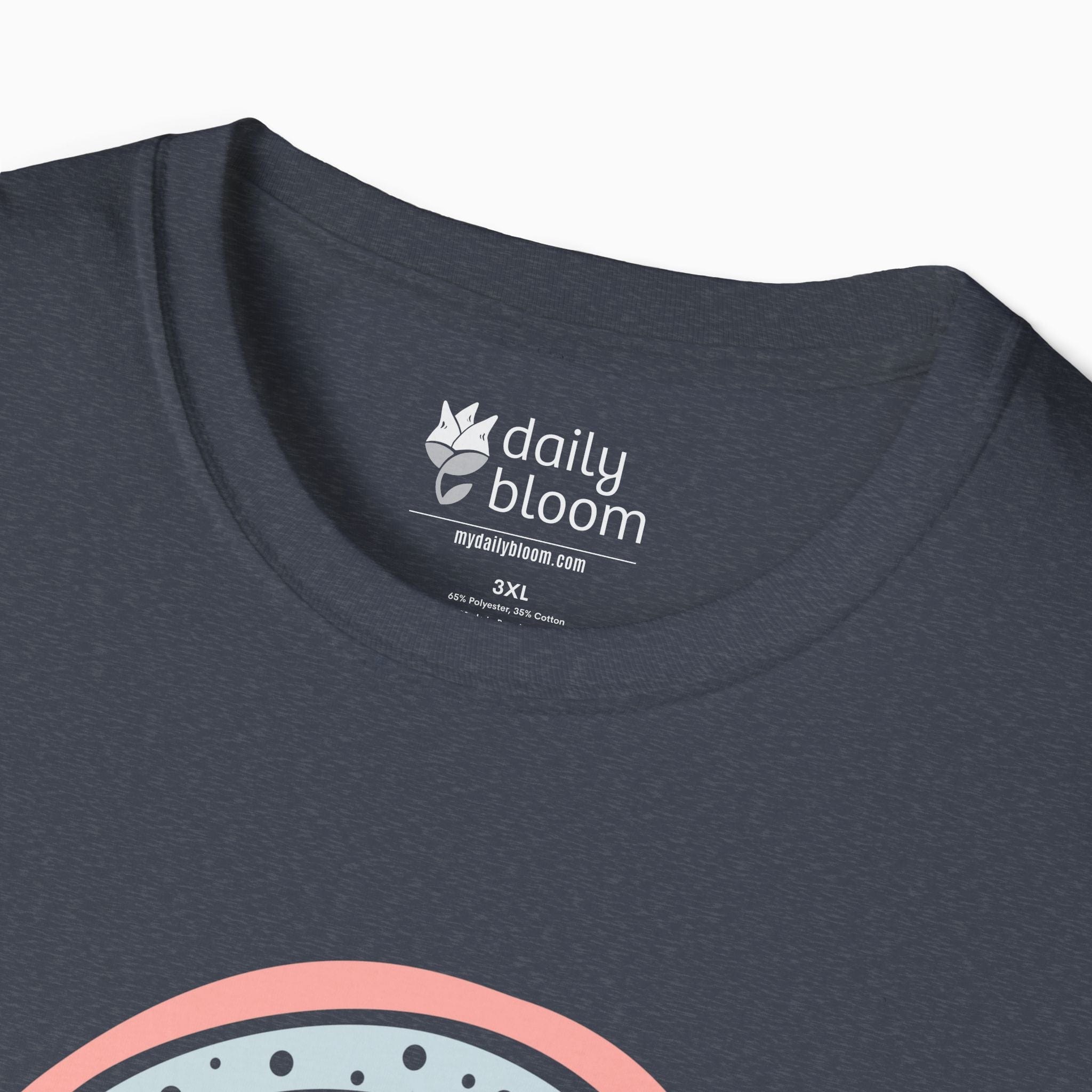 Autism T-Shirt By Daily Bloom Life Happens Visuals Help Tag-Free Tee
