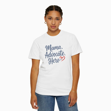 Autism T-Shirt - Mama Advocate Hero Comfort Colors Tee - Daily Bloom