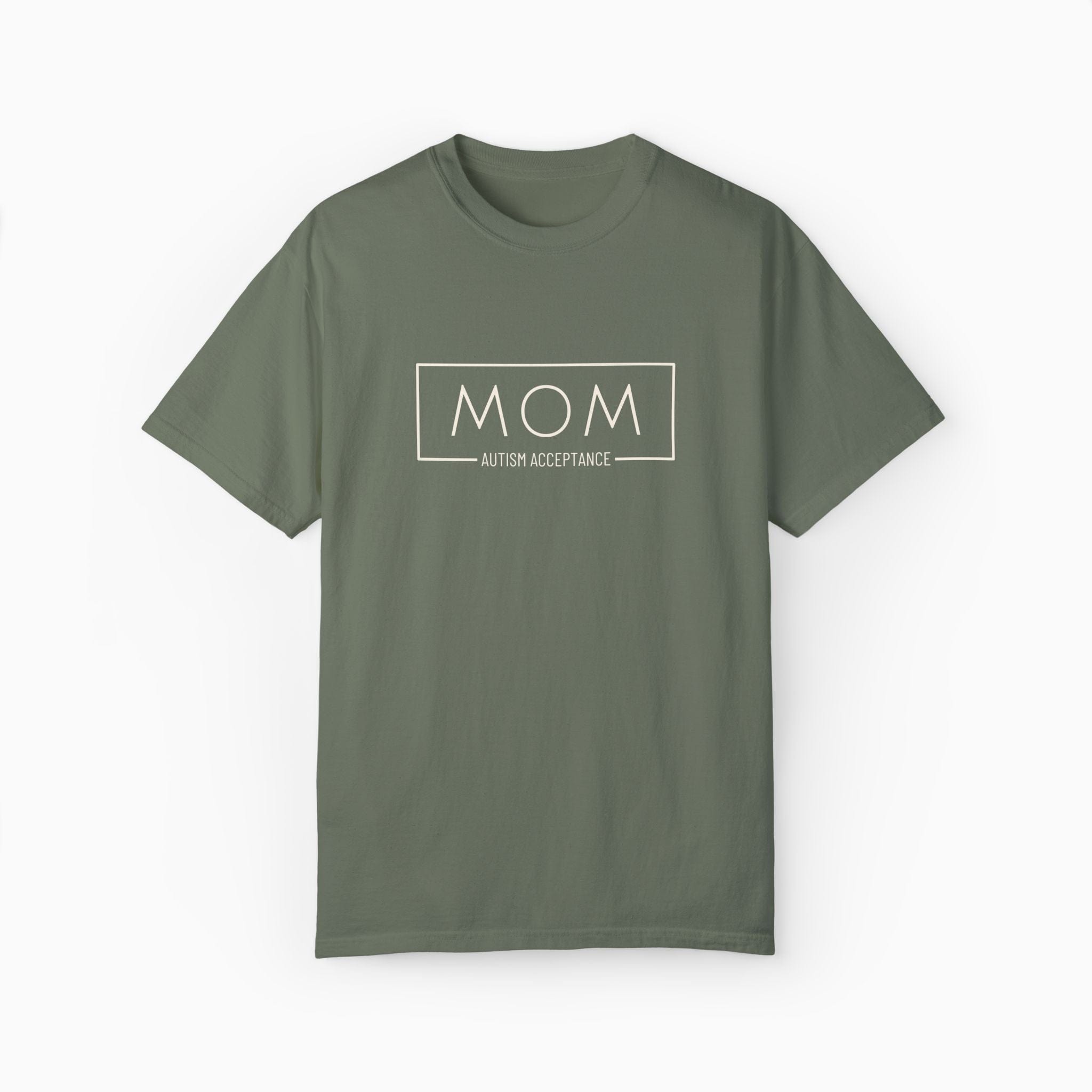 Autism T-Shirt By Daily Bloom Mom Box Comfort Colors Tee Moss / S
