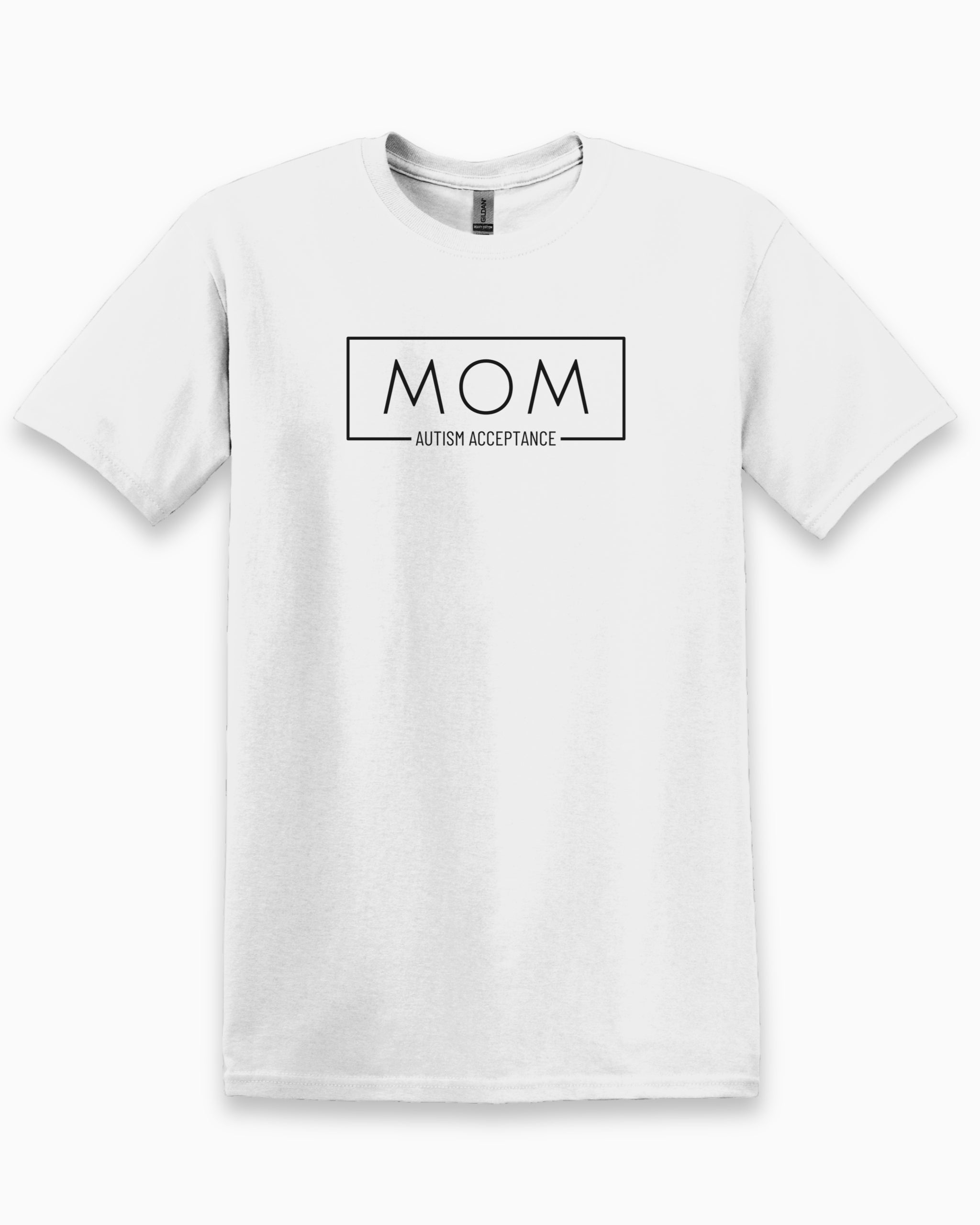 Mom Box Tee-White-Neurodiversity, ADHD & Autism Awareness & Acceptance T-Shirt by Daily Bloom