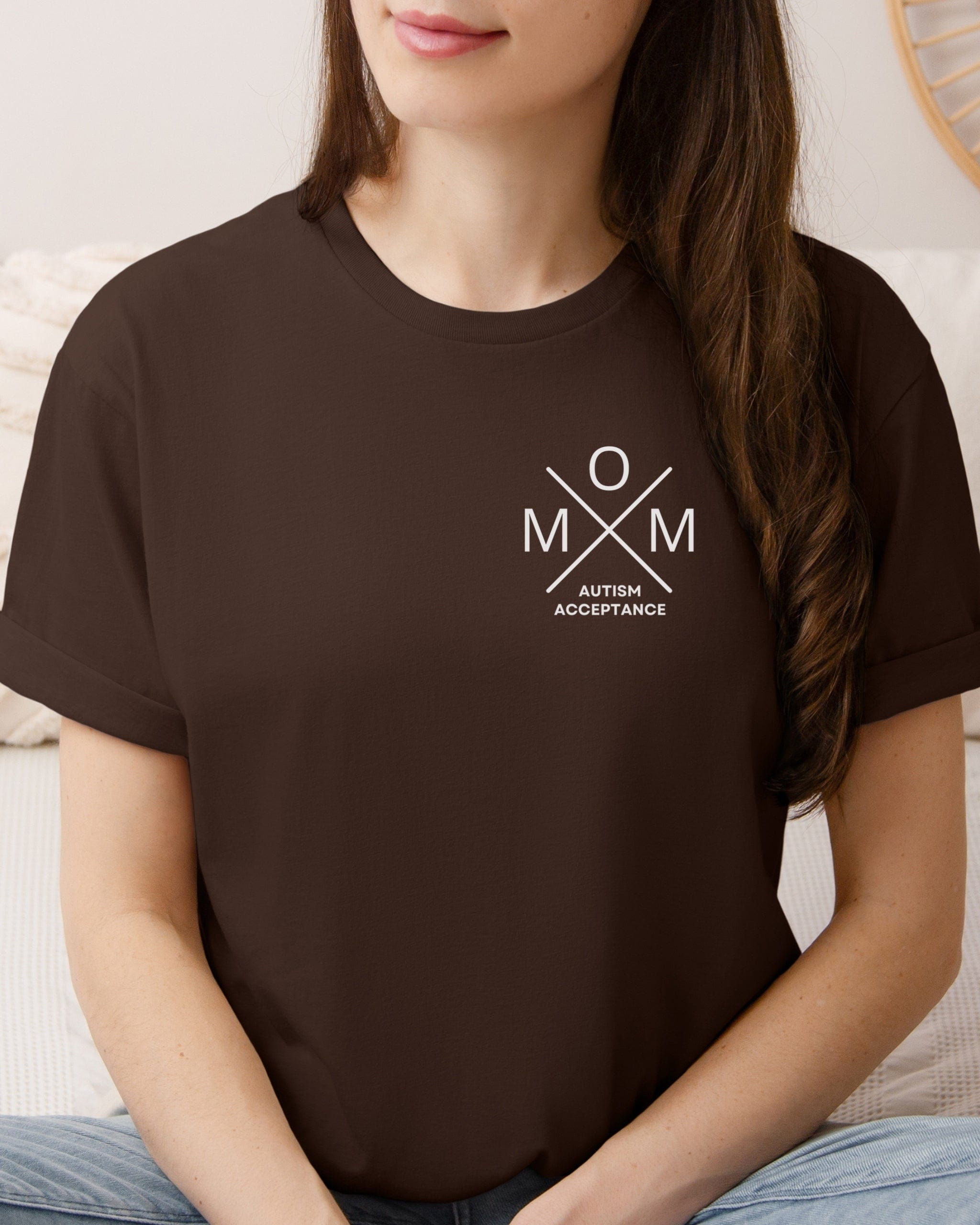 Mom Cross Tee-Neurodiversity, ADHD & Autism Awareness & Acceptance T-Shirt by Daily Bloom