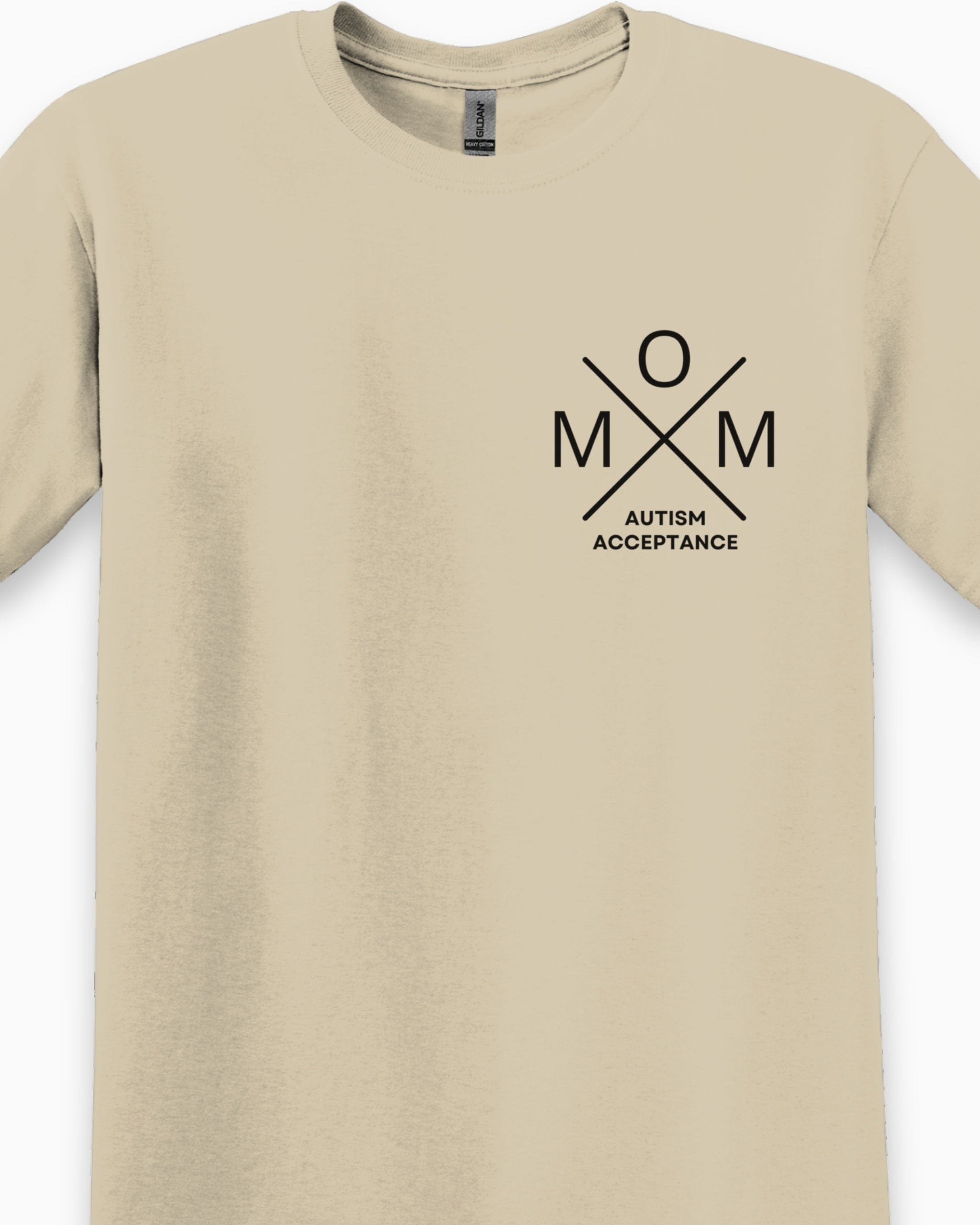 Mom Cross Tee-Neurodiversity, ADHD & Autism Awareness & Acceptance T-Shirt by Daily Bloom