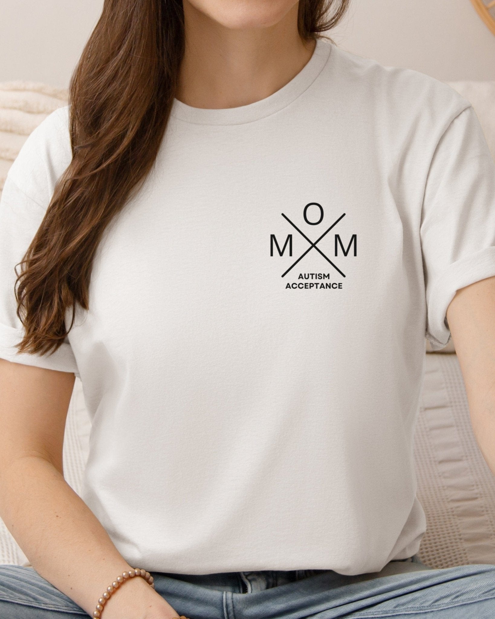 Autism T-Shirt - Mom Cross Tee - Daily Bloom
