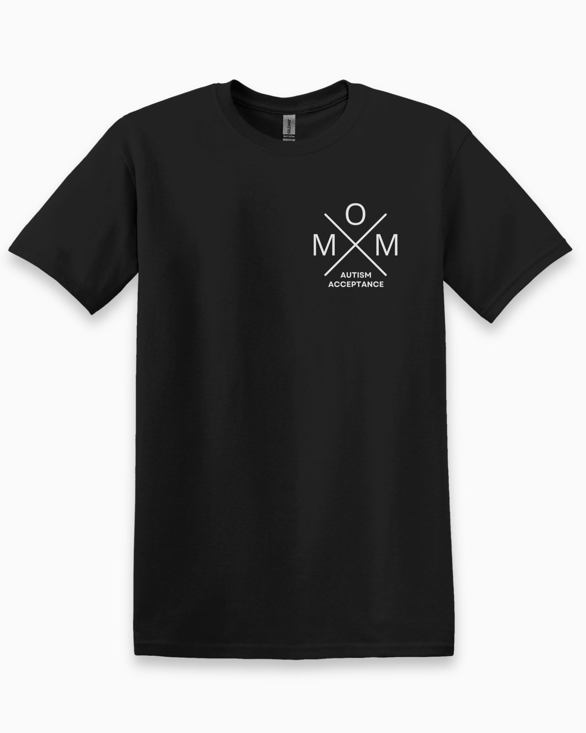 Mom Cross Tee-Black-Neurodiversity, ADHD & Autism Awareness & Acceptance T-Shirt by Daily Bloom
