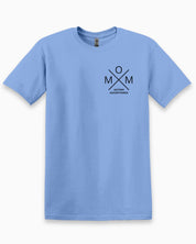 Mom Cross Tee-Carolina Blue-Neurodiversity, ADHD & Autism Awareness & Acceptance T-Shirt by Daily Bloom