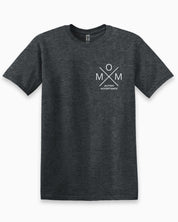 Mom Cross Tee-Dark Heather Grey-Neurodiversity, ADHD & Autism Awareness & Acceptance T-Shirt by Daily Bloom