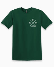 Mom Cross Tee-Forest Green-Neurodiversity, ADHD & Autism Awareness & Acceptance T-Shirt by Daily Bloom