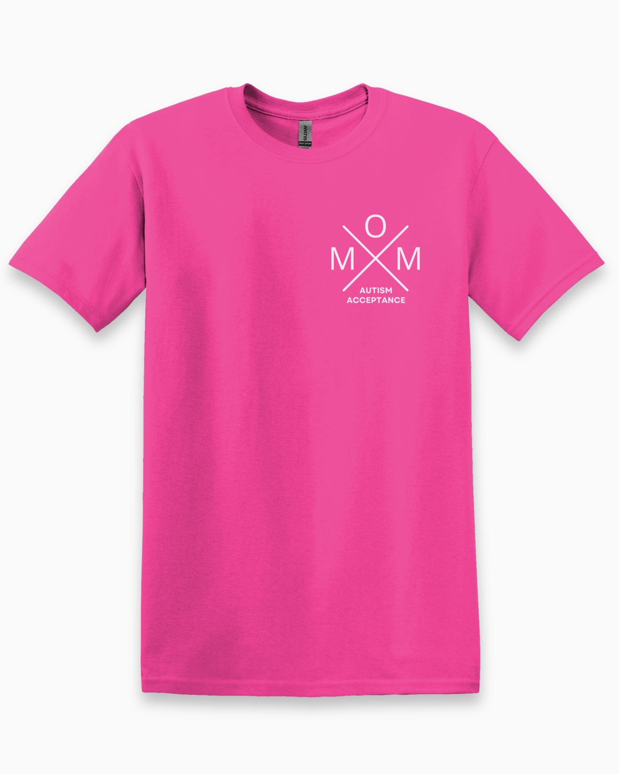 Mom Cross Tee-Heliconia-Neurodiversity, ADHD & Autism Awareness & Acceptance T-Shirt by Daily Bloom