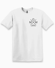 Mom Cross Tee-White-Neurodiversity, ADHD & Autism Awareness & Acceptance T-Shirt by Daily Bloom
