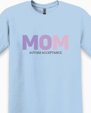 Mom Gradient Tee-Neurodiversity, ADHD & Autism Awareness & Acceptance T-Shirt by Daily Bloom