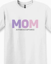 Mom Gradient Tee-Neurodiversity, ADHD & Autism Awareness & Acceptance T-Shirt by Daily Bloom