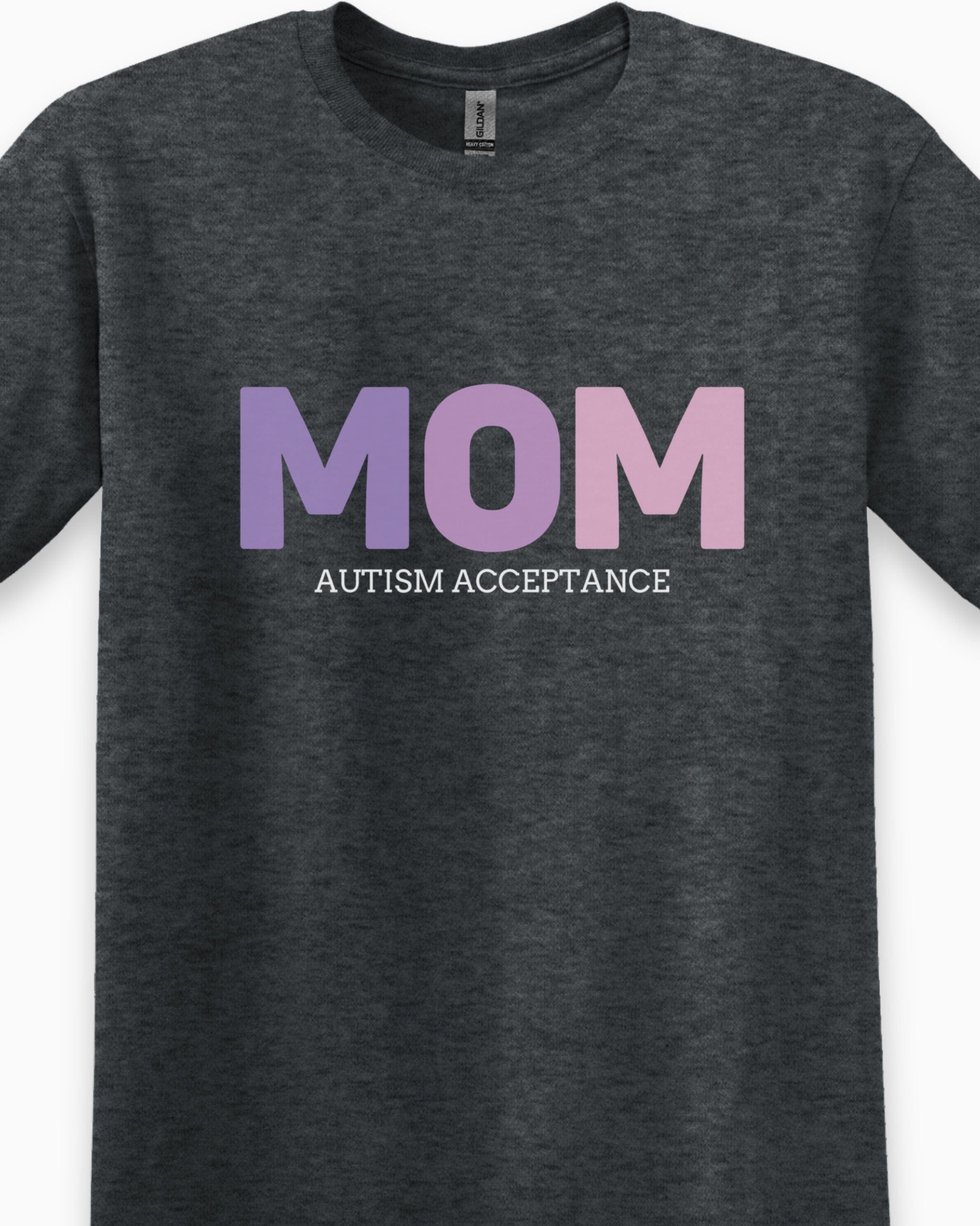 Mom Gradient Tee-Neurodiversity, ADHD & Autism Awareness & Acceptance T-Shirt by Daily Bloom
