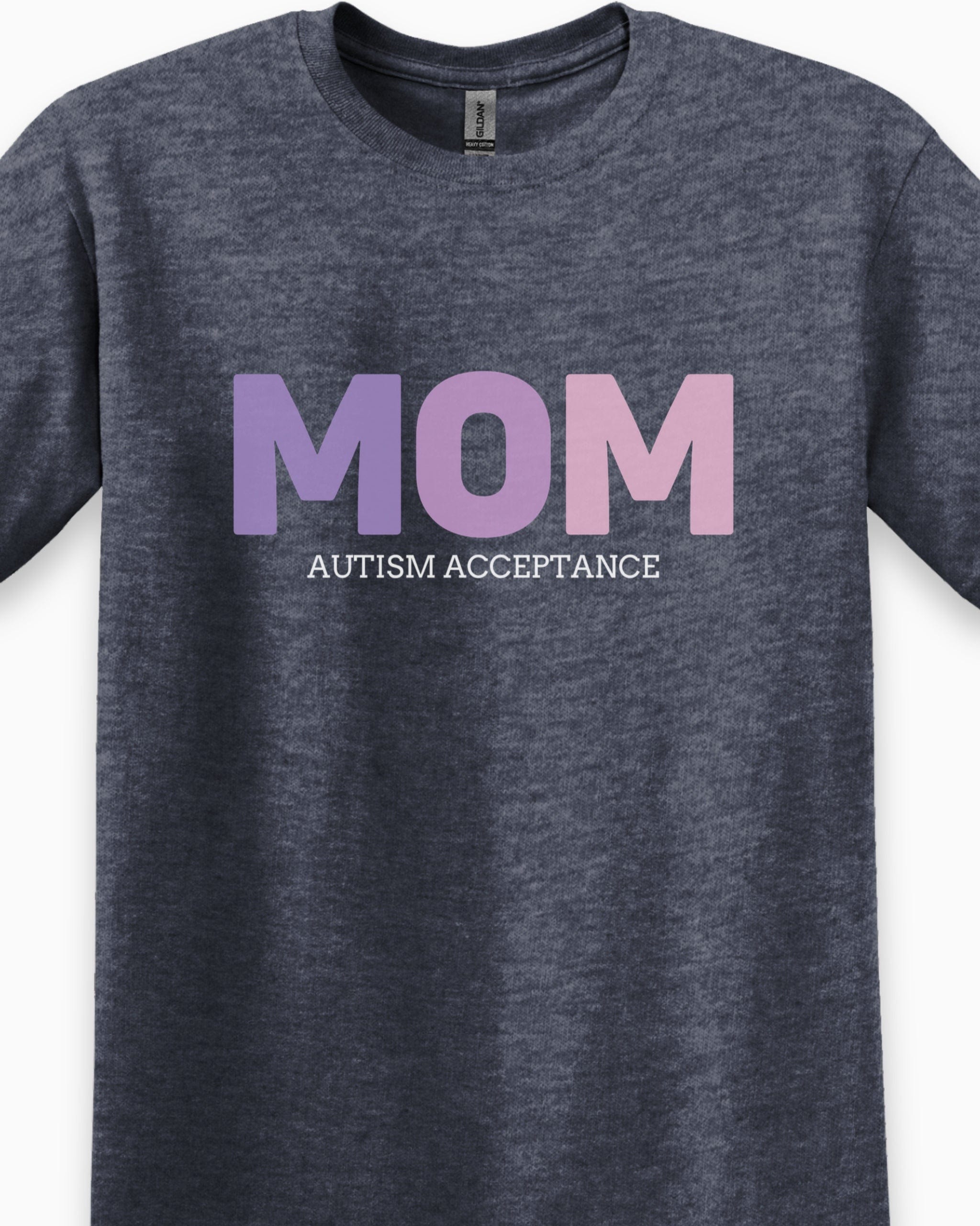 Mom Gradient Tee-Neurodiversity, ADHD & Autism Awareness & Acceptance T-Shirt by Daily Bloom