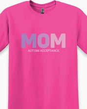 Mom Gradient Tee-Neurodiversity, ADHD & Autism Awareness & Acceptance T-Shirt by Daily Bloom