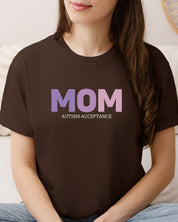 Mom Gradient Tee-Neurodiversity, ADHD & Autism Awareness & Acceptance T-Shirt by Daily Bloom
