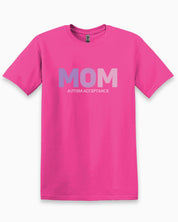 Mom Gradient Tee-Heliconia-Neurodiversity, ADHD & Autism Awareness & Acceptance T-Shirt by Daily Bloom