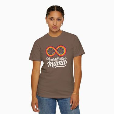 Autism T-Shirt - Neurodiverse Mama Comfort Colors Tee - Daily Bloom