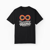 Autism T-Shirt By Daily Bloom Neurodiverse Mama Comfort Colors Tee Black / S