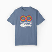 Autism T-Shirt By Daily Bloom Neurodiverse Mama Comfort Colors Tee Blue Jean / S