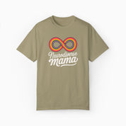 Autism T-Shirt By Daily Bloom Neurodiverse Mama Comfort Colors Tee Khaki / S