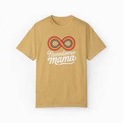 Autism T-Shirt By Daily Bloom Neurodiverse Mama Comfort Colors Tee Mustard / S