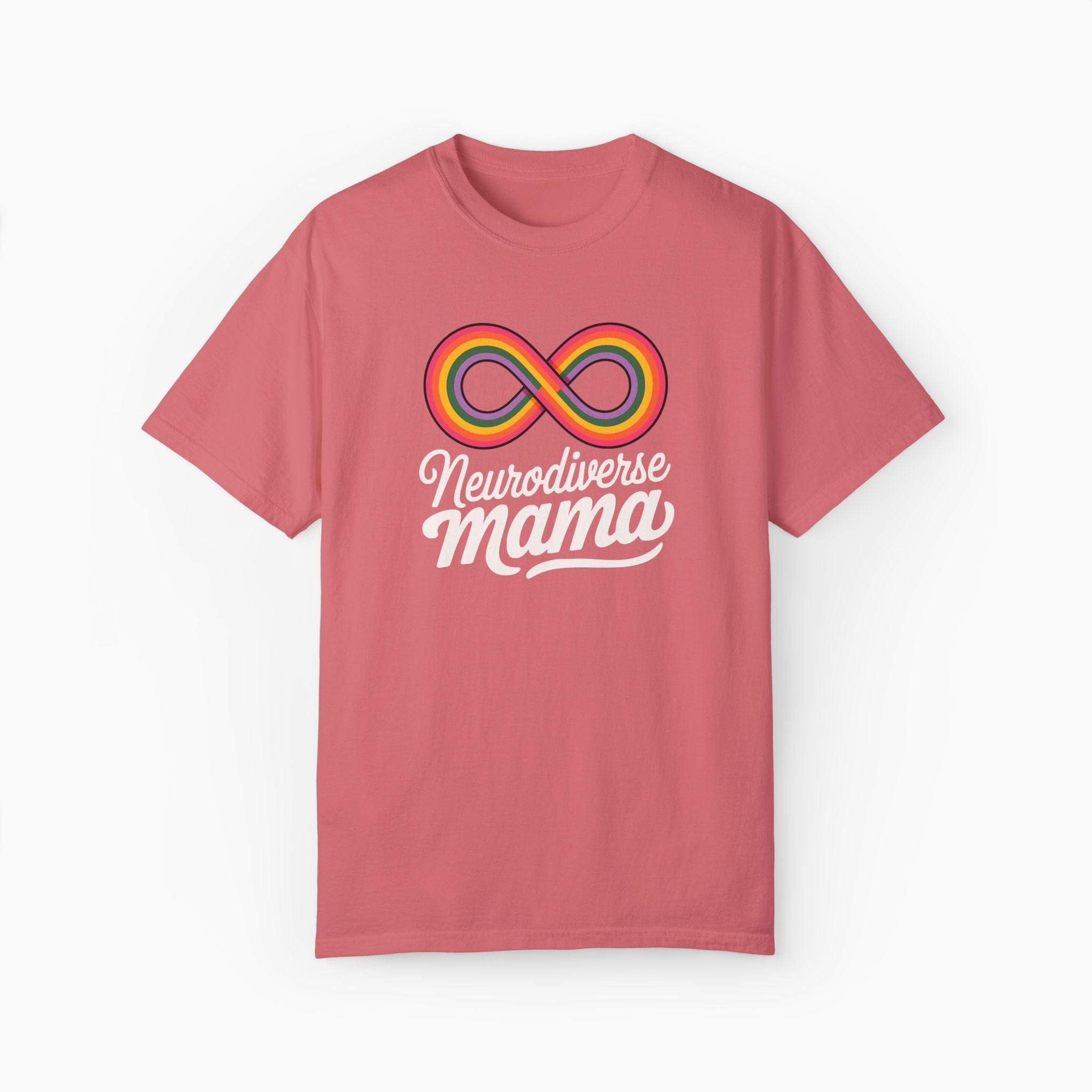 Autism T-Shirt By Daily Bloom Neurodiverse Mama Comfort Colors Tee Watermelon / S