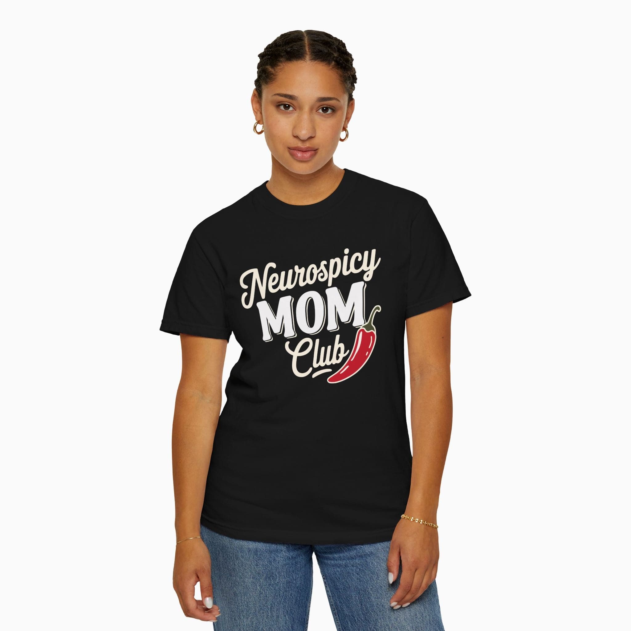 Autism T-Shirt By Daily Bloom Neurospicy Mom Club Comfort Colors Tee