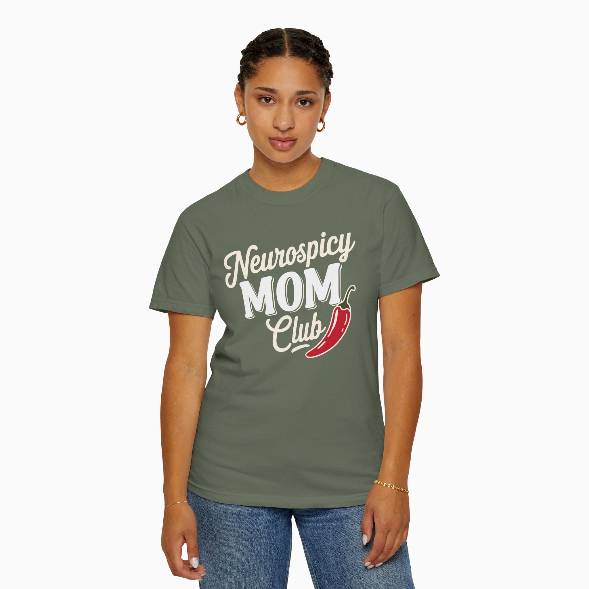 Autism T-Shirt By Daily Bloom Neurospicy Mom Club Comfort Colors Tee