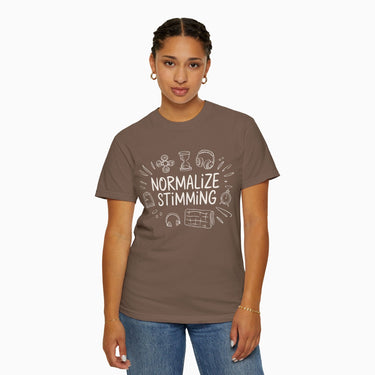 Autism T-Shirt - Normalize Stimming Comfort Colors T-Shirt - Daily Bloom
