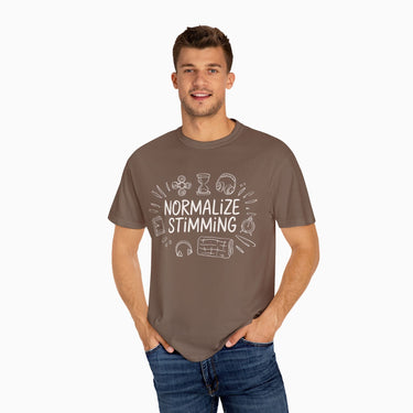 Autism T-Shirt - Normalize Stimming Comfort Colors T-Shirt - Daily Bloom