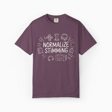 Autism T-Shirt - Normalize Stimming Comfort Colors T-Shirt - Daily Bloom