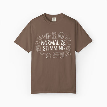 Autism T-Shirt - Normalize Stimming Comfort Colors T-Shirt - Daily Bloom