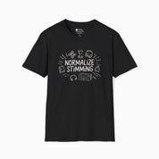 Autism T-Shirt - Normalize Stimming Tag - Free Tee - Daily Bloom