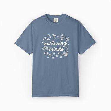 Autism T-Shirt - Nurturing Minds Comfort Colors Tee - Daily Bloom