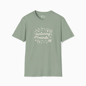 Autism T-Shirt By Daily Bloom Nurturing Minds Tag-Free Tee Sage / S